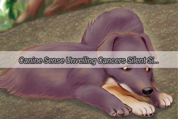 Canine Sense Unveiling Cancers Silent Signals Through a Dogs Nose